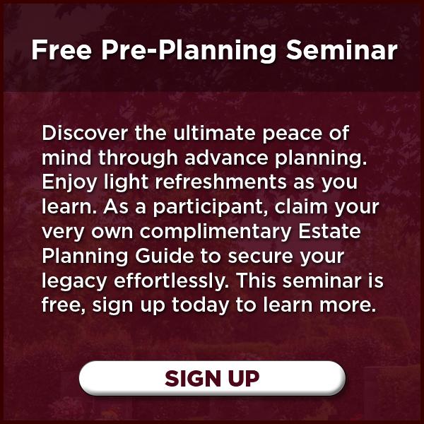 ❤️ Free Pre-Planning Seminar  ❤️