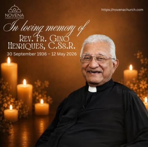 Rev. Fr. Joseph Hygino Henriques , C.Ss.R (Fr. Gino)